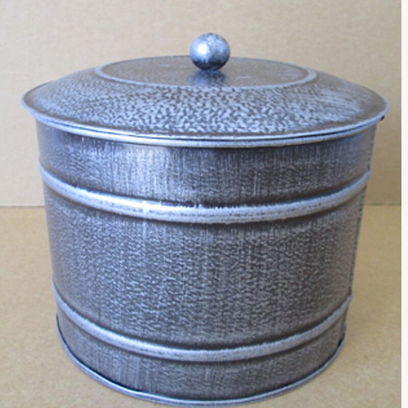 Craft Outlet Tin Kitchen Canister   Tin Kitchen Canister 